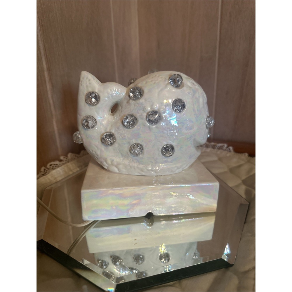 Iredescent Whale Light Ceramic